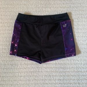 More Than Magic • Girls’ Galaxy Dance Gymnastics Shorts • Size S (6X-7)